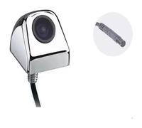 Caméra Recul pour Voiture Objectif HD CCD Fisheye Installation l'envers Sauvegarde Avant pour Véhicule Moniteur Stationnement Stéréo D'aide Stationnement Caméras(Polished Silver)