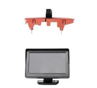 Caméra Recul pour Voiture pour Peugeot pour Partner II 2008 2009 2010 2011 2012 2013 2014 2015 2016 Caméra Recul avec Feu Stop Et Écran 4,3 Pouces(Desktop Screen 12V)