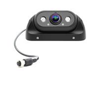 Camera Recul sans Fil Solar Boîtier Métallique Robuste À 4 Broches Capteur AHD 1080P Caméra Recul Étanche 12-24v pour Caravane Camion Et Bus Caméra arrière/Avant(4 PIN)