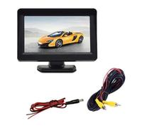 Caméra Recul Stationnement pour Moniteur Tableau Bord Écran LCD Couleur Caméra Recul Voiture 4,3 Pouces(Un)