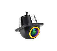 Caméra Recul Trajectoire Dynamique avec Objectif Fisheye 170° Capteur CCD Vision Nocturne Couleur Lignes Directrices Réglage Automatique Caméras Recul Voiture(Blanc)