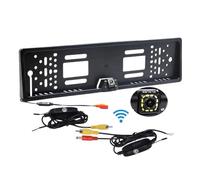 Camera Recul Voiture Capteurs Stationnement pour Voitures Caméra Recul sans Fil avec Cadre Plaque D'immatriculation UE Produits Sauvegarde pour Voiture 1080P Inversé Caméras Recul