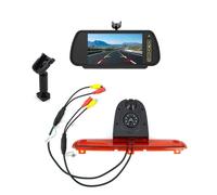 Camera Recul Voiture Pour Citroen Pour Jumper 2006-2018 Avec Feux Stop Intégrés Kit Caméra De Recul Double AHD(Add 7-inch rear view)