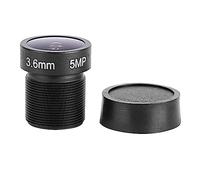 Caméra réseau de sécurité HD 5MP Lentille Optique à Carte Unique Objectif de Remplacement d'objectif de 3,6 mm Objectif Grand Angle à 90 degrés F 2.0/M12 Mount Lens
