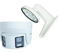 Caméra réseau, résolution 8MP, design à double lentille, 4mm
