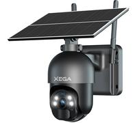 Caméra Sécurité Extérieure 4G LTE Sans Fil Solaire Détection Mouvement Vision Nocturne Batterie Carte SIM Audio Bidirectionnel
