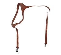 Camera Side Shoulder Strap, Widened Scratch Proof Vintage Leather Strap for Digital SLR Cameras, Quick Release Buckle Design, Suitable for Outdoor Mountaineering and Photography (Left Shoulder Strap)