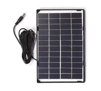 Caméra solaire 6W 12V DC5521, panneau solaire de Surveillance extérieure de la maison, chargeur d'éclairage, lampe légère Portable, accessoire d'alimentation