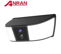 Caméra solaire murale 2K, caméra de Surveillance extérieure, batterie 5200mAh, Vision nocturne couleur, alarme locale, détection humanoïde