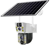 Caméra solaire PTZ, double objectif, suivi des personnes par IA, norme WIFI