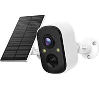 Caméra solaire sans fil, 3MP haute résolution, reconnaissance humaine IA, 1pc sans carte