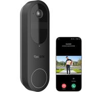 Caméra Sonnette 2K Sans Fil Avec Batterie, Wi-Fi 2.4/5Ghz, Vue Tête-Pieds 1:1, Détection Des Personnes/Véhicules/Colis, Pas De Frais Mensuels, Audio Bidirectionnel, Video Doorbell (Batterie)