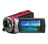 Caméra Sony Handycam HDR-CX200 - Rouge idéal pour pouvoir isoler les paroles d'un sujet lors de scènes de foule. Le son est enregistré en Dolby Digital Stéréo. D'un format très compact (51 x 56 x 106