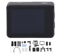 Caméra sous-marine 5K 30FPS anti-secousses 48MP avec grand angle de 170 degrés avant arrière double écrans carte mémoire 128 Go microphone sans fil