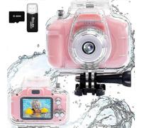 Caméra sous-marine numérique Luxora pour enfants avec écran IPS 2 pouces, caméra d'action vidéo HD X200 pour filles et garçons de 3 à 10 ans
