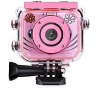 Caméra Sport 1080p Full HD pour Enfant avec Accessoires TechKidz Rose Rose