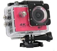 Caméra Sport 4K Étanche Slow Motion 16Mp Angle 170° Wi-Fi Rose + Kit de Fixation + SD 64Go YONIS G