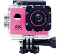 Caméra Sport 4K Étanche Slow Motion 16Mp Angle 170° Wi-Fi Rose + Kit de Fixation + SD 8Go YONIS G