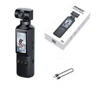 Caméra sport 4K UHD- Lentille Rotative 270°,64GB- WiFi, Écran tactile 1,99""- Noir