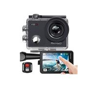 Caméra Sport 4K V50X Action Caméra Sportive Ultra Full HD Stabilisateur avec Télécommande Ecran Tactile 30fps