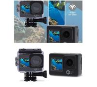 Caméra sport 5K Wifi Type GOPRO 162M Pixel + Support Étanche-Grand écran TFT 2 pouces haute qualité - double écran