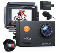 Caméra Sport Action - APEMAN - 4K WiFi 20MP - Caméra sous-Marine Étanche 40M - Télécommande Stabilisation Ralenti en Accéléré