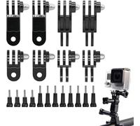 Caméra Sport Adaptateur de Montage,Perche Support GoPro Casque Moto,Bras Vis Pince GoPro,Accessoire Fixation GoPro,Bras Vis Pince Go Pro,Bras d'Extension pour Go Pro