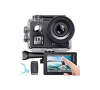 Caméra sport AKASO 4K 60fps Commande vocale Etanche Zoom x8 2 Batteries Noir
