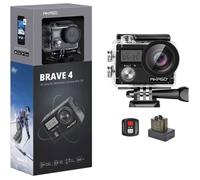 Caméra Sport AKASO Brave 4 Etanche 4K 16 Millions Pixels avec Boîtier de Protection étanche Noir