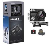 Caméra Sport Brave 4 SE 4K 20MP Etanche 30M 170° Grand-Angle 5X Zoom Support External Mic 2 Batteries 1050mAh Noir