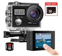Caméra Sport Brave 4 SE 4K 20MP Etanche 30M 5X Zoom Support External Mic 2 Batteries Avec 32Go Carte mémoire Noir