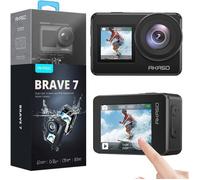 Caméra Sport AKASO Brave 7 IPX8 Caméra étanche 4K 20 Millions Pixels avec asccessoires universels pour caméra Sport 7 en 1