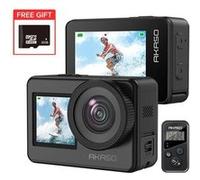 Caméra Sport AKASO Brave 7 SE WiFi 4K 30FPS 20MP IPX8 10M Étanche Commande Vocale Support Micro （avec boîtier étanche ）Noir Noir