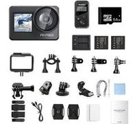 Caméra Sport AKASO Brave 7 WiFi 4K 30FPS IPX8 Etanche 64Go Noir Noir
