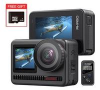 Caméra Sport AKASO Brave 8 4K60fps 48 MP SuperSmooth Vlog Camera 8K Time-Lapse Double écran IPX8 10M Étanche avec 32Go Carte mémoire Noir