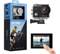 Caméra Sport - AKASO - EK7000 PRO SE 4K30FPS 20MP Ecran LCD Tactile 170° Angle Réglable Caméra Sportive étanche 40M Noir