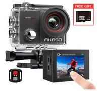 Caméra Sport AKASO EK7000 Pro SE 4K30FPS 20MP Ecran LCD Tactile 170° Angle Réglable étanche 40m Avec 32Go Carte mémoire Noir Noir