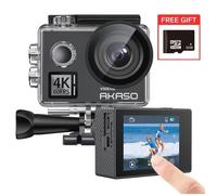 Caméra Sport AKASO V50 Elite Caméra Sport 4K 60fps 20 Millions pixels Avec 32Go Carte mémoire Noir