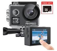 Caméra Sport V50 Elite SE 4K 60FPS écran tactile WIFI Télécommande Commande Vocale Avec 32Go Carte mémoire Noir