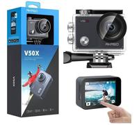 Caméra Sport AKASO V50X Etanche 4k 20 Millions Pixels avec asccessoires universels pour caméra Sport 60 en 1