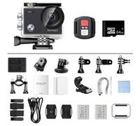 Caméra Sport AKASO V50X SE Etanche 4k MicroSDXC U3 64 Go 30FPS - Stabilisateur - Écran Tactile Noir