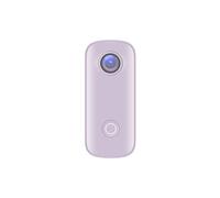 Caméra sport C100 WIFI 1080P 30fps avec clip au dos du boîtier étanche et lanière Violet