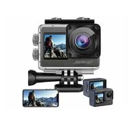 Caméra sport connectée 6K DV-950.WiFi avec 2 écrans couleur [Somikon]