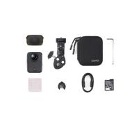 Caméra sport DJI Osmo 360 II Limitless Riding Combo Noir avec accessoires, caisson étanche, batterie, câble USB-C, support sport, housse de protection casque