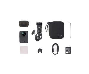 Caméra sport DJI Osmo 360 II Limitless Riding Combo Noir avec accessoires, caisson étanche, batterie, câble USB-C, support sport, housse de protection casque