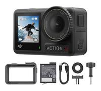 Caméra Sport - DJI Osmo Action 4 Essentiel Bundle, étanche 4K/120 ips, capteur 1/1,3 pouce, batterie 1 770 mAh prolongée