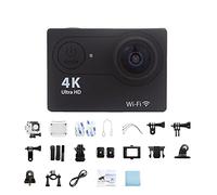 Caméra Sport, Enregistreur de caméra d'action professionnel 4K 30FPS 2.0 pouces 30M casque étanche sous-marin enregistrement vidéo caméra Sports originaux ,Extérieur, Sports, Vidéo(With 64G Card,Zwart