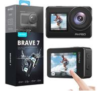 Caméra Sport Etanche AKASO Brave 7 - 4K 20MP - Microphone externe - Noir