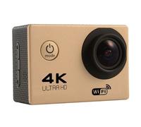 Caméra Sport Étanche Wifi 4K Slow Motion 16Mp Grand Angle 170° Vidéo Embarqué Or + SD 32Go YONIS