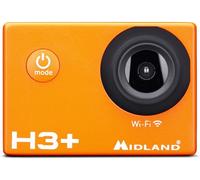 Camera Sport H3+ Camescope Caméra Video Moto Full Hd Avec Stabilisateur,Wi-Fi Et Dashcam,Dash Cam 16Mp-Appareil Photo Sous Marin Avec Fonction De Détection De Mouvement,Etui Étanche 30M